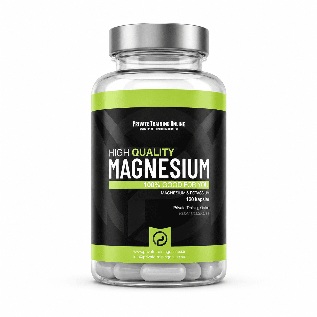 Magnesium , 120 kapslar , PTO - Private Training Online